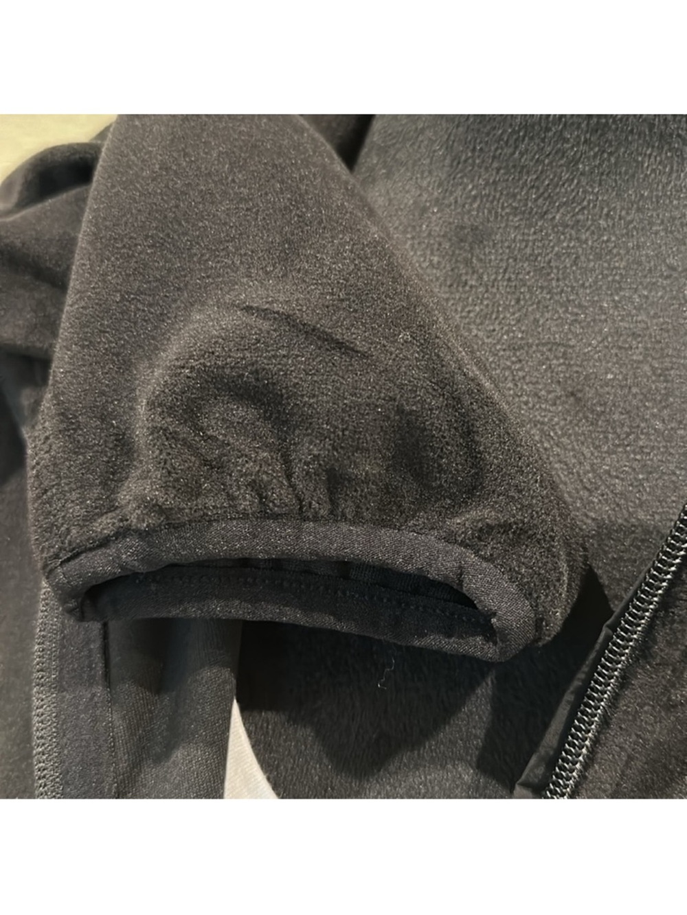 DKNY Black Full-Zip Teddy Fleece Jacket - Picture 9 of 9